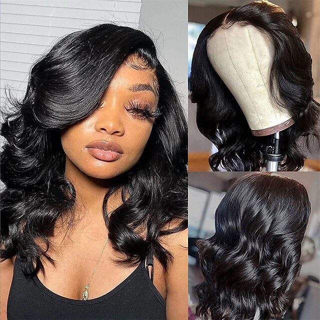  Full Lace Human Hair Wigs Body Wave Lace Front Wig Glueless Full Lace Wig Human Hair 100% Remy Hair 130% Density Pre-Plucked With Super Nature Baby Hair 12-26 Inch