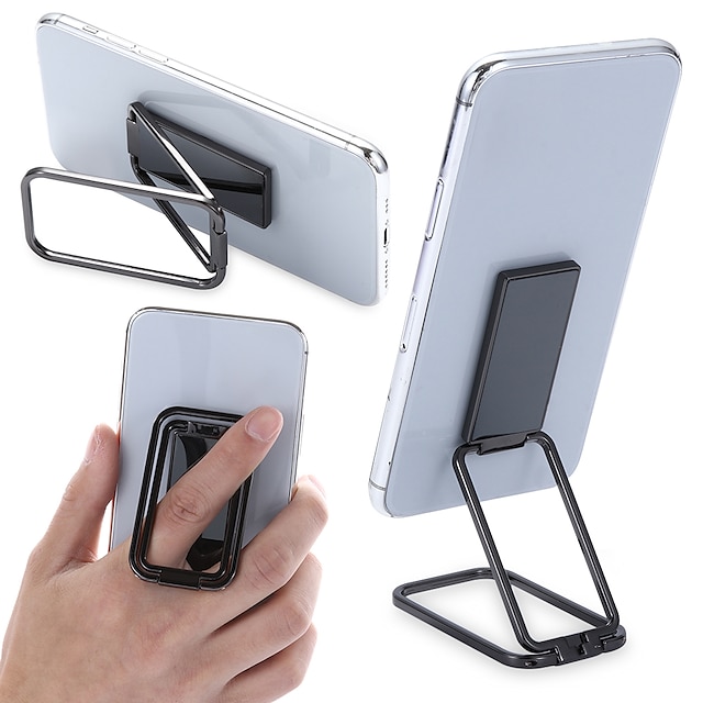 Phones & Accessories Phone Mounts & Holders | 360 Rotation Foldable Mobile Phone Stand Back Ultra Thin Phone Ring Holder Multi A