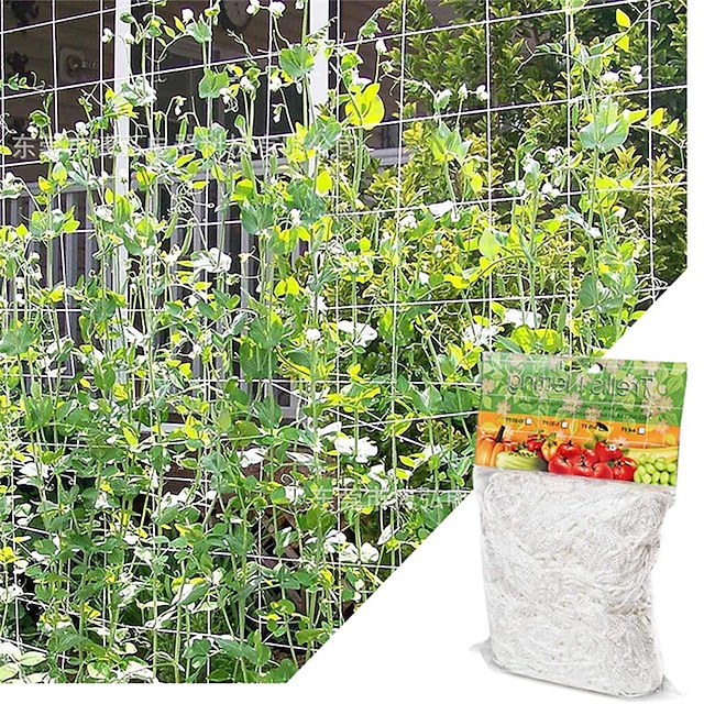  filet de treillis pour plantes support de plantes en polyester robuste vigne grimpante culture hydroponique accessoires de filet de jardin accessoires de filet de jardin multi-usages