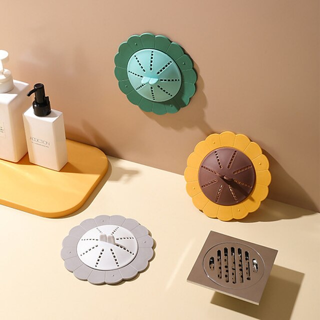 Home & Garden Bath Accessories | 1 Pc Multi-functional Sunflower Drain Cover Hair Catcher Stopper Sink Filter Swivel Anti-cloggi