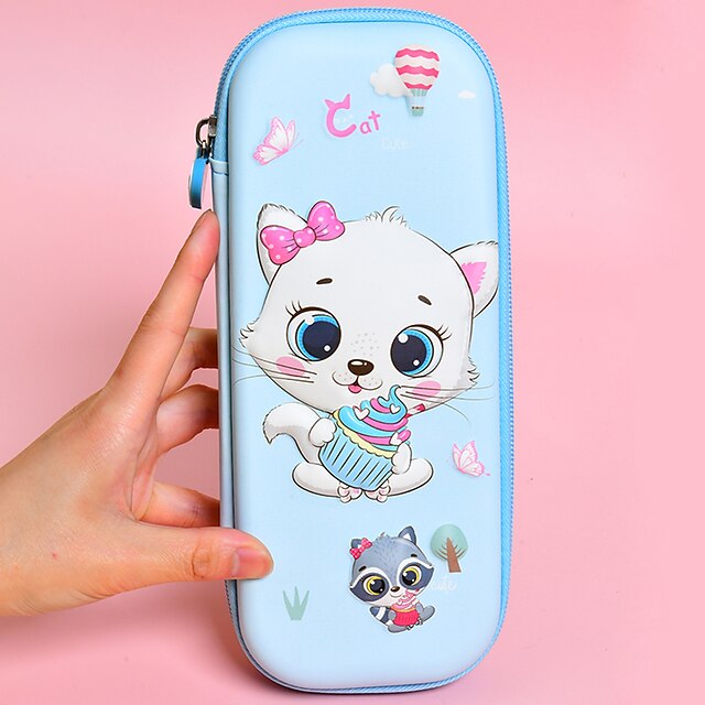 Consumer Electronics Stationery | Pencil Case Pen Pouch Marker Bag Cartoon Cute Lightweight Cotton for School Student Kids - TR6