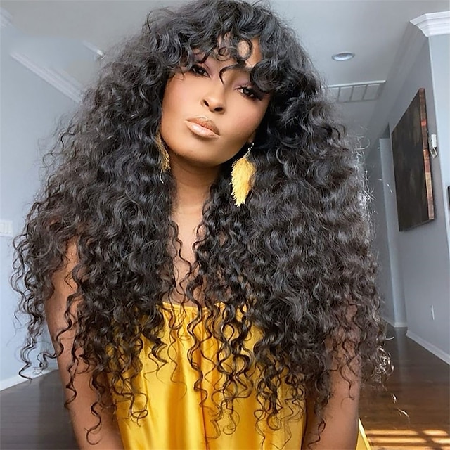 Lace Front LUXURY Long Curly Ombre Dark Brown Almost Black Color Root And  Golden Sand Blonde Mix, Wigs, Lace Frontal Ombre Wigs, Balayage Wigs,  Natural Hairstyle Wig, Wig With Baby Bangs, |