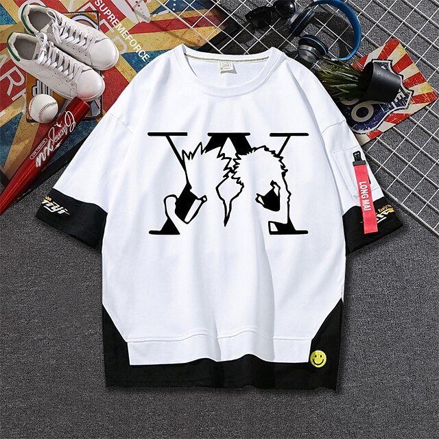 Toys & Hobbies Cosplay & Costumes | Inspired by Hunter X Hunter Gon Freecss Killua Zoldyck T-shirt Cartoon 100% Polyester Anime 