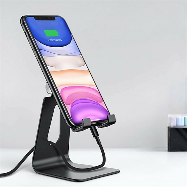 Phones & Accessories Phone Mounts & Holders | Metal Rotation Foldable Laptop Stand For iPad 9.7 10.2 10.5 12.9 inch Desktop Phon