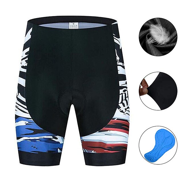 21Grams® Per uomo Pantaloncini da ciclismo Bicicletta Pantaloncini  imbottiti di protezione Pantaloni Ciclismo da montagna Cicismo su strada  Gli sport Graffiti Rosso + blu Pad 3D Traspirante del 9024623 2022 a $20.60