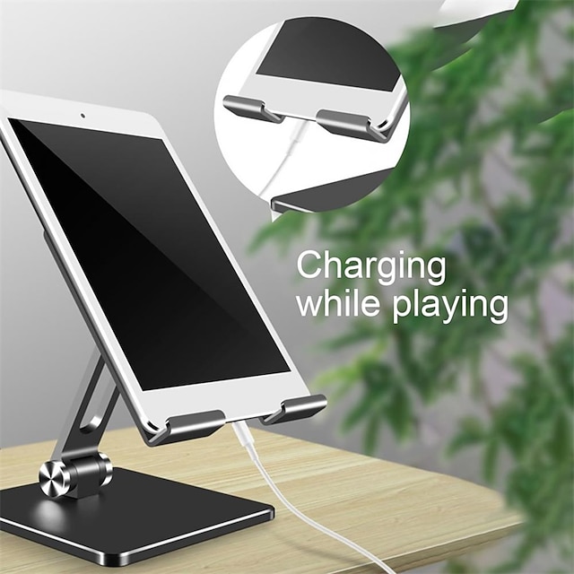 Phones & Accessories Phone Mounts & Holders | Tablet Stand Holder for Desk Adjustable Aluminum Portable Stand Holder Desktop Fol