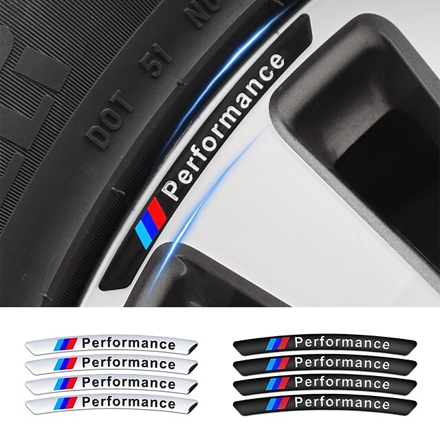 Consumer Electronics Automotive | StarFire Car Decal Sticker Wheels Rims Racing Car Sticker Performance Accessorie for BMW e46 e