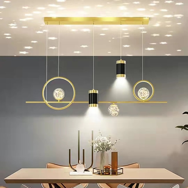  led pandantiv proiector lumina moderna nordic sky stea candelabru lampa de sufragerie creative