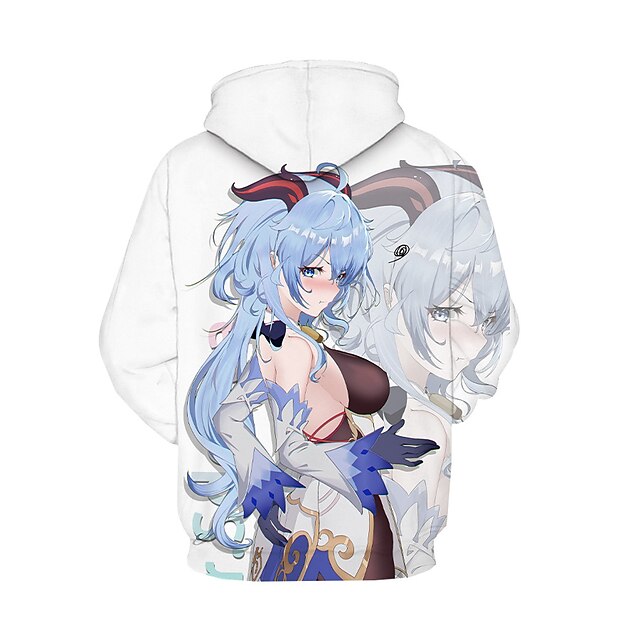 Toys & Hobbies Cosplay & Costumes | Inspired by Genshin Impact Xiao Zhongli Hoodie Anime 100% Polyester Anime 3D Harajuku Graphi