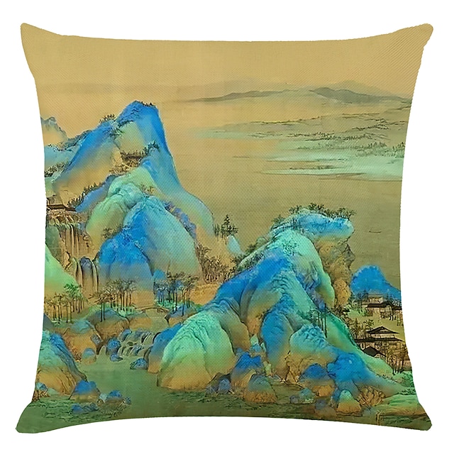 Home & Garden Home Decor | Chinese Style Double Side Cushion Cover 4PC Soft Decorative Square Throw Pillow Cover Cushion Case Pi