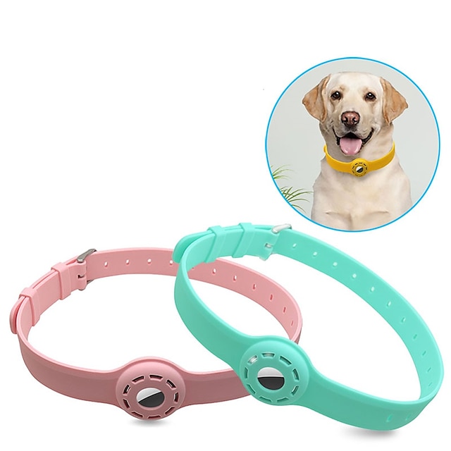 Phones & Accessories Phone Cases & Covers | Phone Case For Apple AirTag Airtag Dog Collar AirTag Anti-lost Locator Tracker Solid