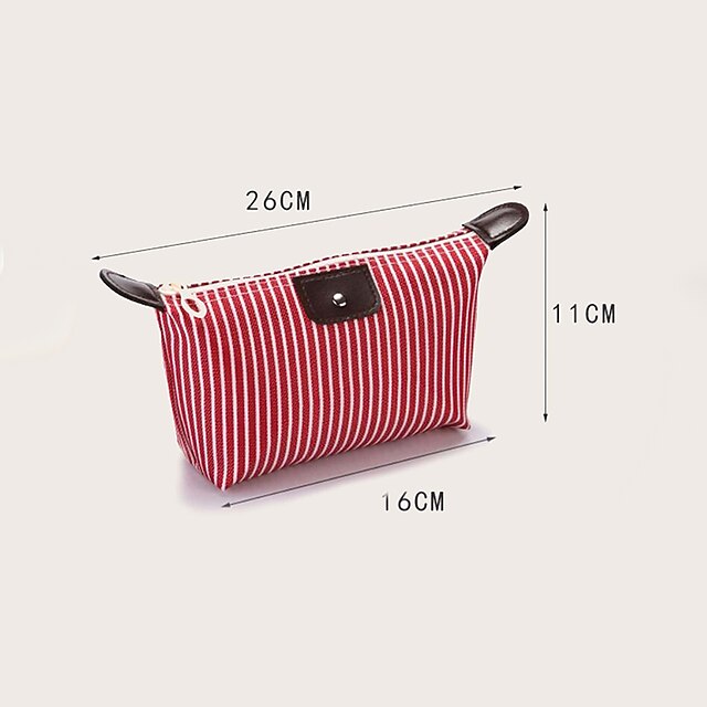 Home & Garden Home Decor | 1Pc Striped Pattern Cosmetic Storage Bag - EM98754