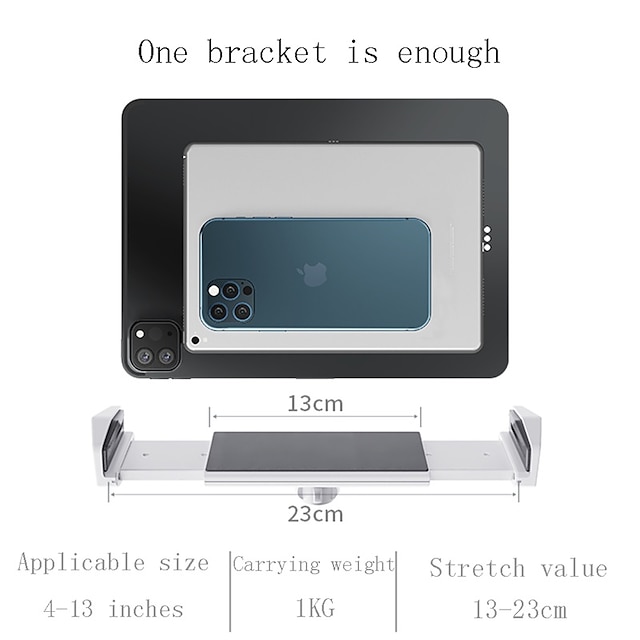 Phones & Accessories Phone Mounts & Holders | 360 Degree Long Arm Tablet Stand For 5 to 14 Inch Phone Tablet Laptop Smartphone D