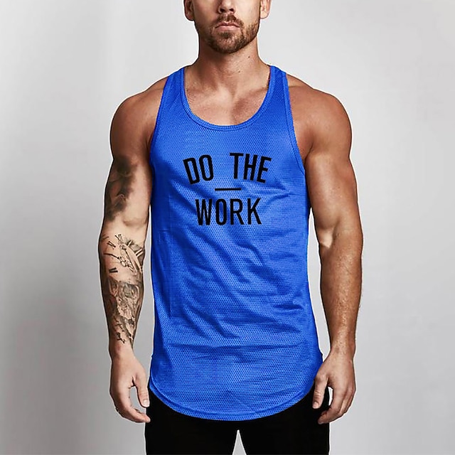 Sports & Outdoors Running, Jogging & Walking | Mens Sleeveless Running Tank Top Tee Tshirt Tank Top Athletic Athleisure Breathab