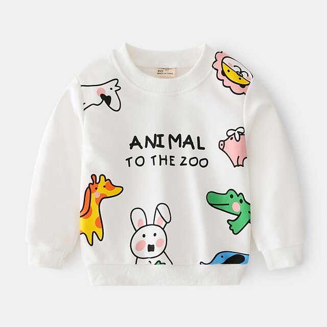 Baby & Kids Boys Clothing | Kids Boys Sweatshirt Long Sleeve Cartoon Dinosaur Letter Blue White Children Tops Fall Winter Active