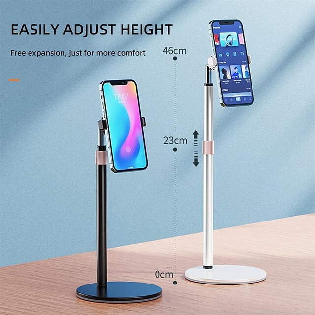 Phones & Accessories Phone Mounts & Holders | Cell Phone Holder Stand Mount Lightweight Angle Height Adjustable Fully Foldable P