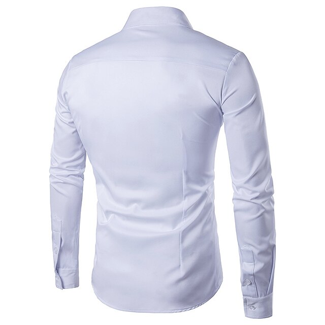 Mens Clothing Mens Shirts | Mens Shirt Floral Turndown Street Daily Embroidered Button-Down Long Sleeve Tops Elegant Fashion Str