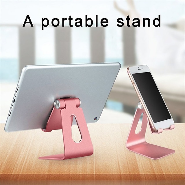 Phones & Accessories Phone Mounts & Holders | Metal Rotation Foldable Laptop Stand For iPad 9.7 10.2 10.5 12.9 inch Desktop Phon