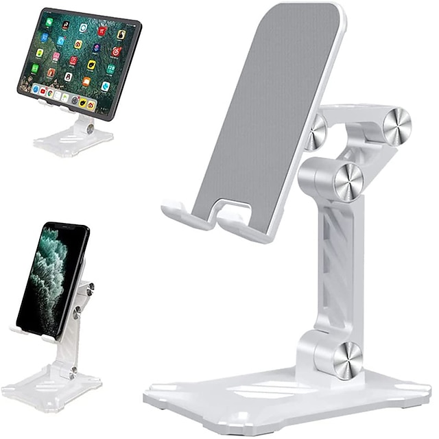 Phones & Accessories Phone Mounts & Holders | Cell Phone Stand Desktop Alloy Foldable Cell Phone Stand Angle Height Adjustable P