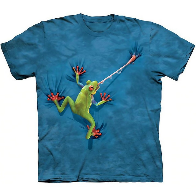  Poikien T-paita Lyhythihainen T-paita Eläin 3D-tulostus Aktiivinen Urheilu Muoti Polyesteri ulko- Päivittäin Lapset 3-12 vuotta 3D painettu grafiikka Normaali Paita