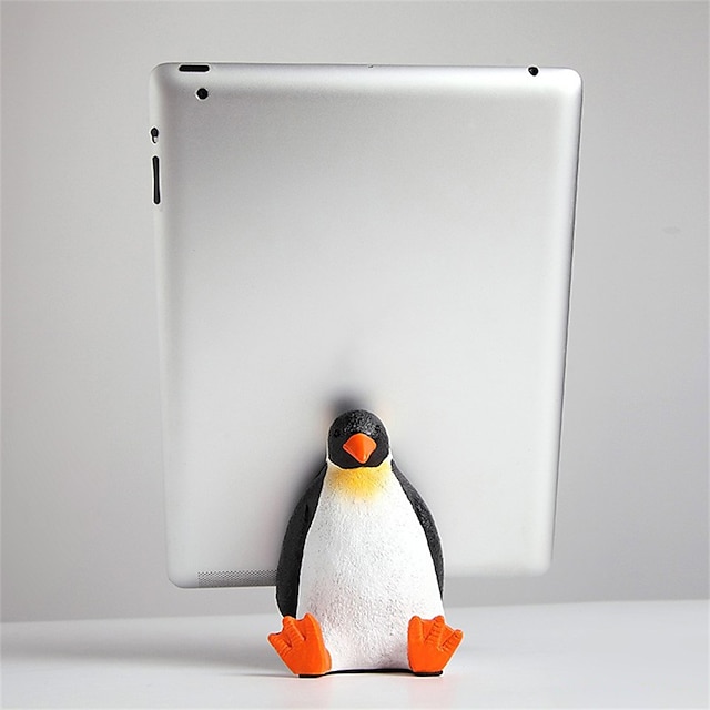 Phones & Accessories Phone Mounts & Holders | Desktop Cell Phone Stand Holder Penguin Cell Phone Holder Decoration Ornament Stan