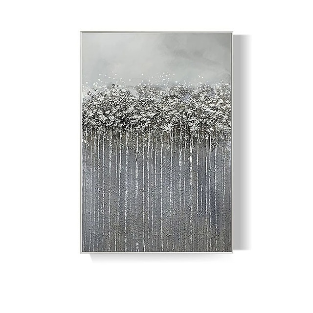 Home & Garden Wall Art | Oil Painting Hand Painted Vertical Abstract Landscape Classic Modern Rolled Canvas (No Frame) - AL67275