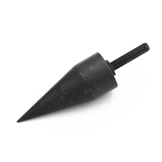 38mm (1.45IN) Drill Bit Chop Wood Splitting Tool Cone Log Splitters Breaking Machine Breaker Firewood Chopper 10