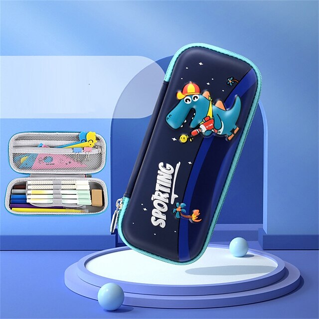 Consumer Electronics Stationery | Pencil Cases Waterproof Cartoon Cute EVA for School Student Kids - DQ16767