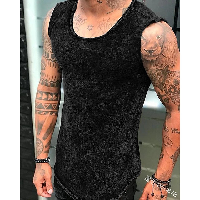 Sports & Outdoors Running, Jogging & Walking | Mens Sleeveless Running Tank Top Tee Tshirt Top Athletic Summer Breathable Quick 