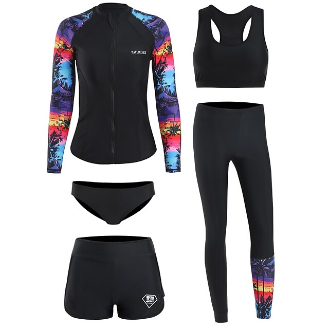 Sports & Outdoors Surfing, Diving & Snorkeling | Womens Rash Guard Rash guard Swimsuit UV Sun Protection UPF50+ Breathable Long 