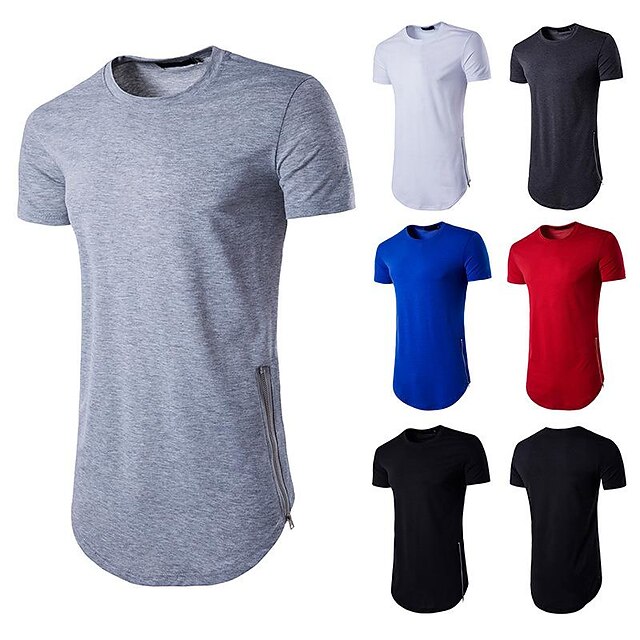 Per uomo T-shirt da escursione Manica corta Maglietta Superiore Esterno  Traspirante Asciugatura rapida Leggero Estate Tinta unica Blu Bianco Nero  Pesca Scalate Campeggio / Escursionismo / Speleologia del 9085608 2022 a  $22.59