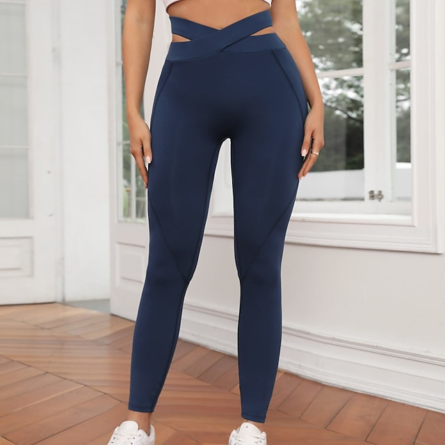 lululemon criss cross waist leggings