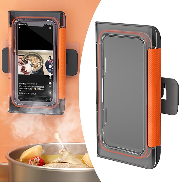 Phones & Accessories Phone Mounts & Holders | Waterproof Mobile Phone Case Wall Mounted Full Coverage Mobile Phone Holder Rotata