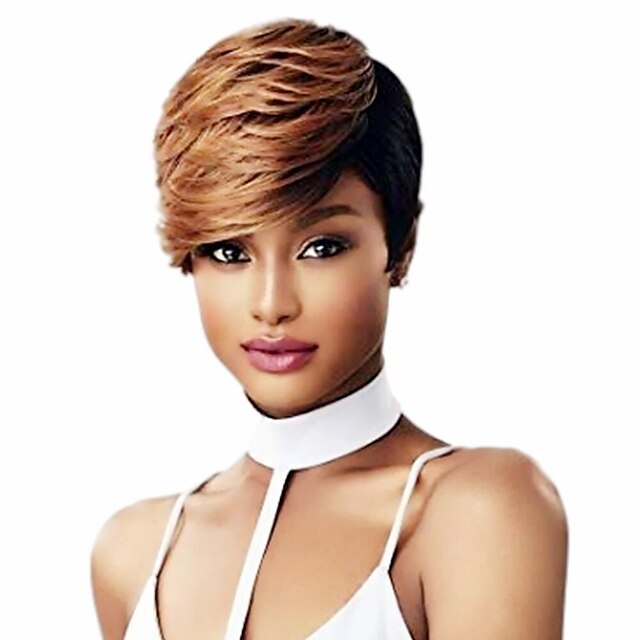 Beauty & Hair Wigs & Hair Pieces | Human Hair Wig Machine Made Pre Plucked Brazilian Remy Human Hair Short Curly Capless Wigs No