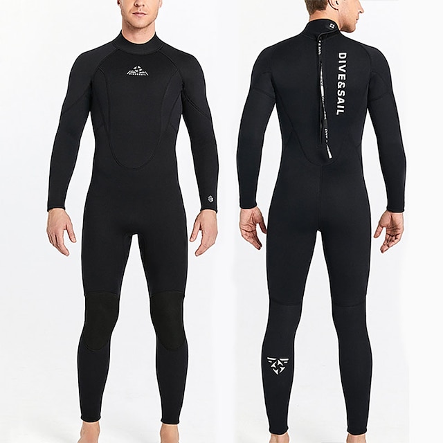 Sports & Outdoors Surfing, Diving & Snorkeling | Dive&Sail Mens Full Wetsuit 3mm SCR Neoprene Diving Suit Thermal Warm Windproof