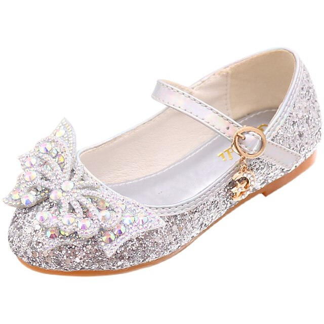 Shoes & Bags Kids Shoes | Girls Flats Dress Shoes Flower Girl Shoes Princess Shoes School Shoes Rubber PU Portable Shock Absorpt