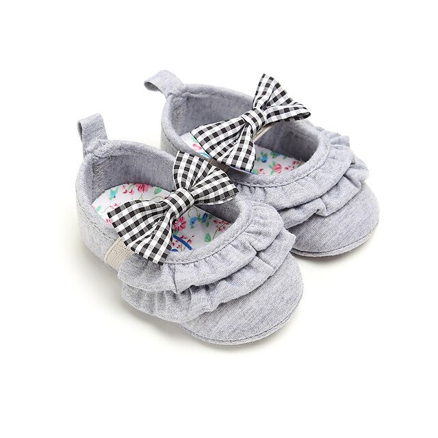 Shoes & Bags Kids Shoes | Boys Girls Flats Daily Cotton Breathability Toddler(2-4ys) Daily Indoor White Black Gray Fall Spring -