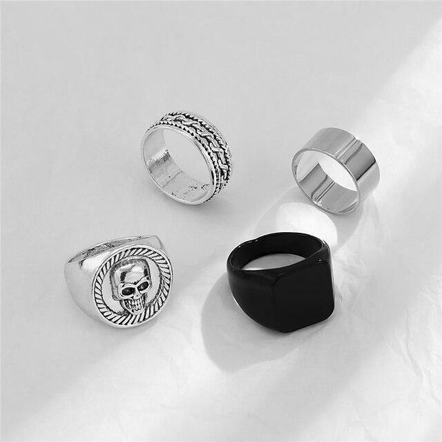 Shoes & Bags Fashion Accessories | 1 set Ring For Womens Birthday Street Gift Alloy Classic - SV09836