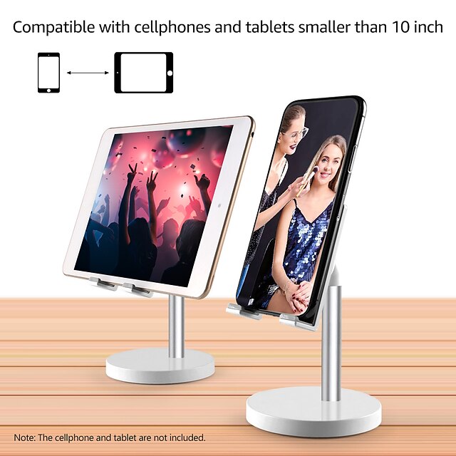 Phones & Accessories Phone Mounts & Holders | Foldable Aluminum Alloy Tablet Stand Desktop Stand Holder Non-slip Bracket for iPa