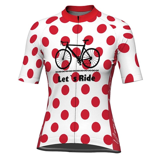 21Grams Women's Cycling Jersey Short Sleeve Bike Top with 3 Rear