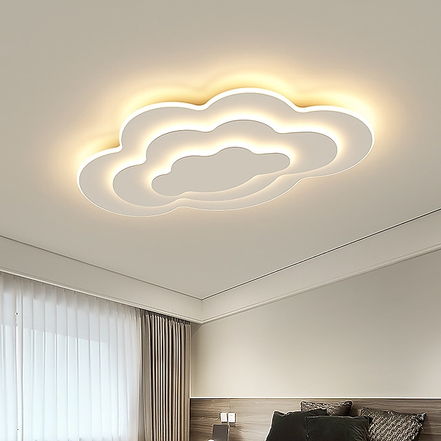 Lights & Lighting Pendant Lights | 55 cm Ceiling Light LED Cloud Design Restaurant Lamp Modern Nordic Style Bedroom Childrens Ro