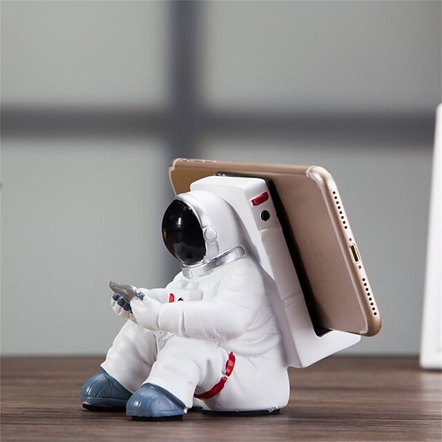 Phones & Accessories Phone Mounts & Holders | Resin Astronauts Ornaments Universal Cell Phone Stand Holder Bracket Gift Toys Hom