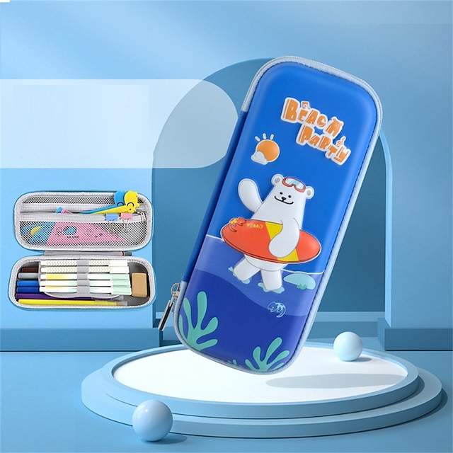 Consumer Electronics Stationery | Pencil Cases Waterproof Cartoon Cute EVA for School Student Kids - DQ16767