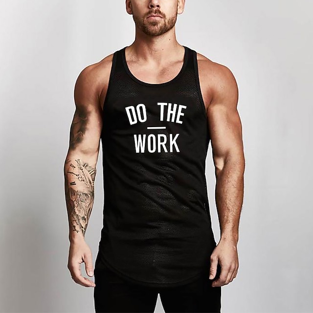 Sports & Outdoors Running, Jogging & Walking | Mens Sleeveless Running Tank Top Tee Tshirt Tank Top Athletic Athleisure Breathab