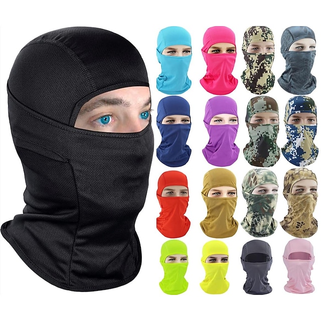  Headwear Balaclava Neck Gaiter Neck Tube  Sunscreen Windproof Fast Dry Breathable Bike / Cycling Forest Green fluorescent green Green Spandex Polyester Summer for Men's Women's Adults'