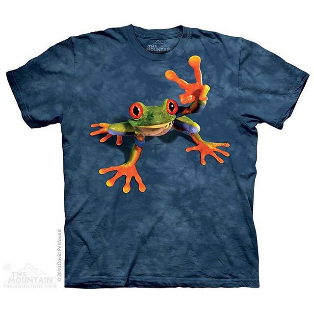  Para Meninos 3D Animal Camisa Manga Curta Impressão 3D Verão Primavera Ativo Esportes Moda Poliéster Infantil 3-12 anos Ao ar livre Diário Normal