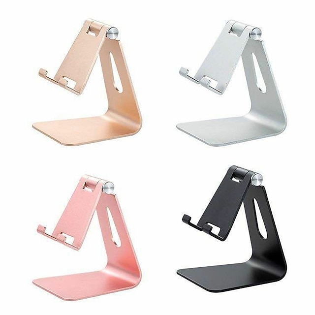 Phones & Accessories Phone Mounts & Holders | Metal Rotation Foldable Laptop Stand For iPad 9.7 10.2 10.5 12.9 inch Desktop Phon