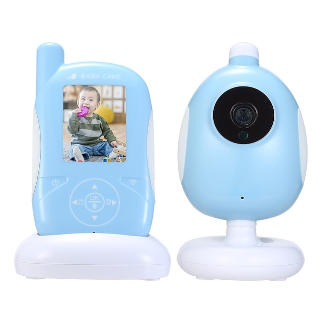  2.4GHz Wireless Baby Monitor + Camera support Auto Pair Plug and View Temperature for Home Surveillance CCTV Security