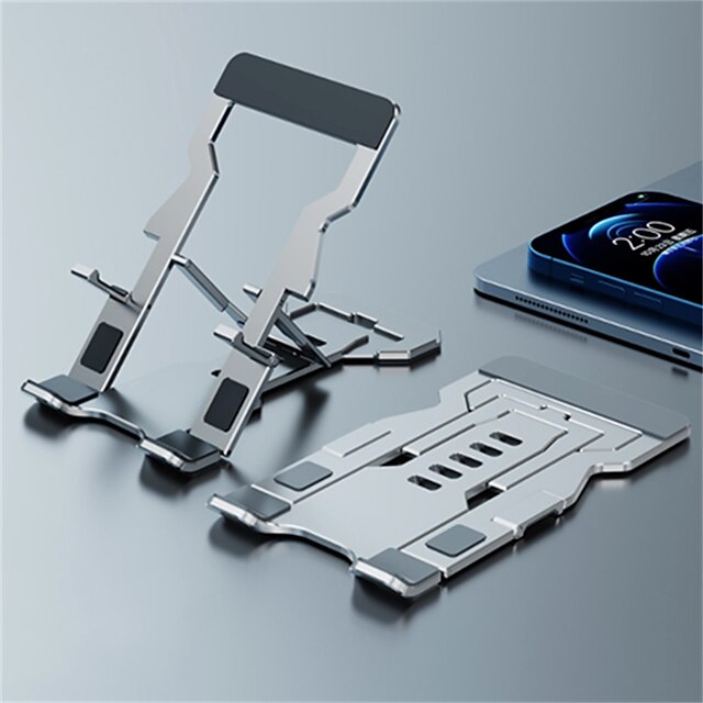 Phones & Accessories Phone Mounts & Holders | Foldable Phone Stand Holder Aluminum Alloy For IPhone IPad Universal Angle Adjusta