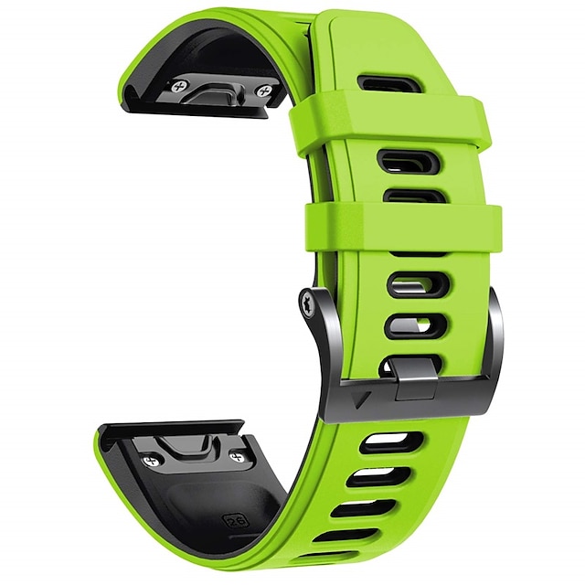  Urrem til Garmin Fenix 7 7X 6 6X Pro Epix Pro 47mm 51mm Instinct 2X Approach S70 47mm S62 S60 Forerunner 955 945 Epix Marq Descent Quatix 22mm 26mm Silikone Udskiftning Rem 22mm 26mm Sportsrem Armbånd